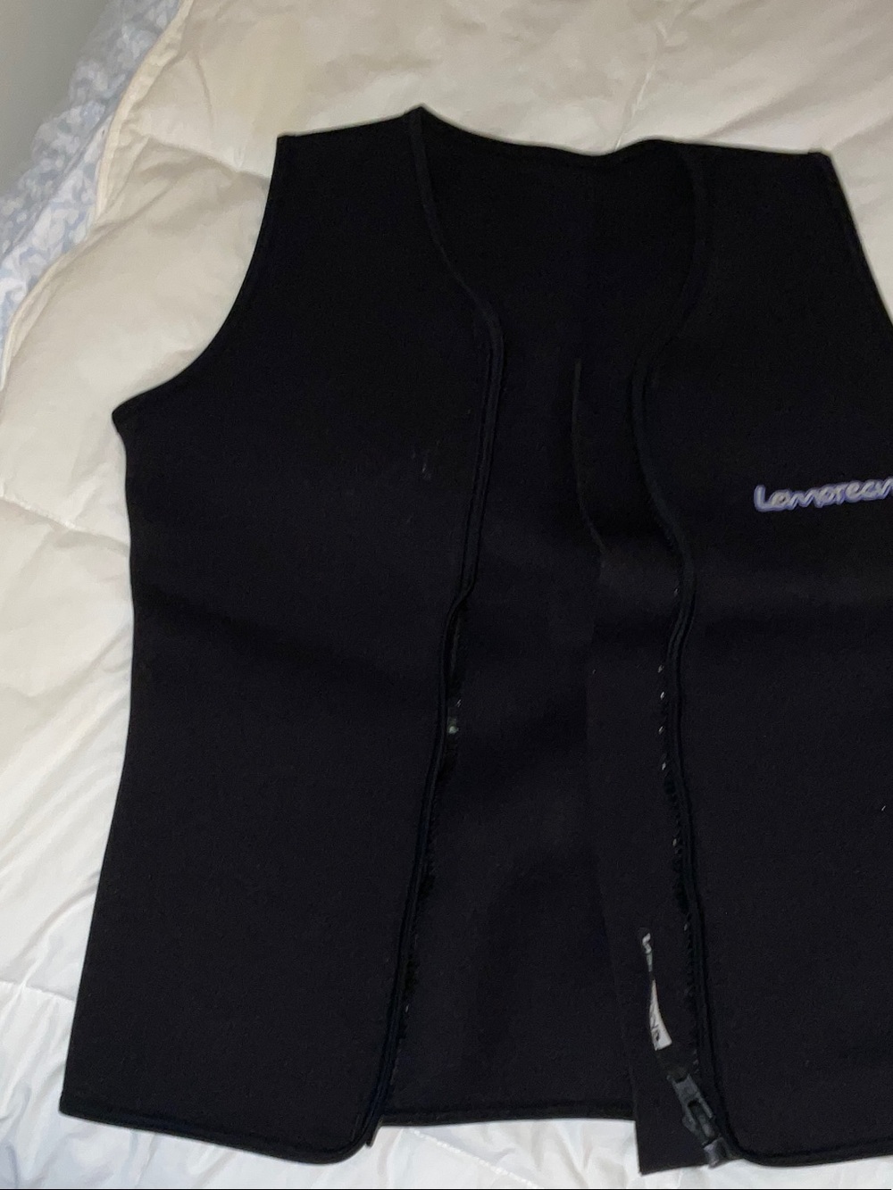 Women’s Black Neoprene Waist Vest